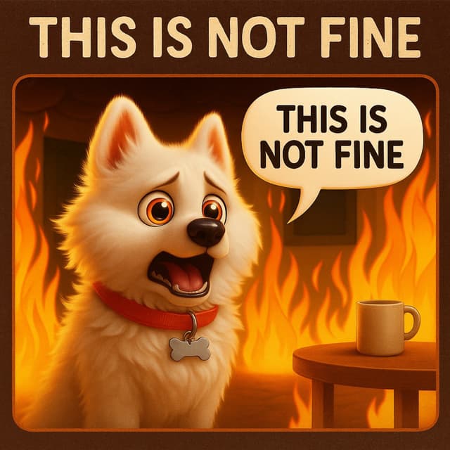 This is not fine.