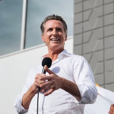 California Governor Gavin Newsom